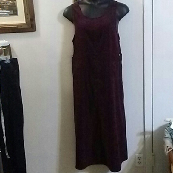 White Stag Dresses & Skirts - ‼️Closet CleanOut‼️ White Stag Burgundy Print Jumper